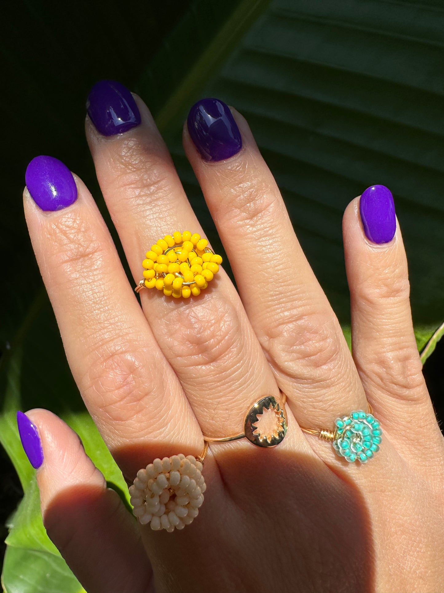 Wild Flower Wire Ring