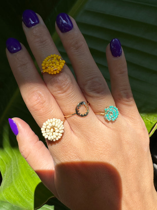 Wild Flower Wire Ring