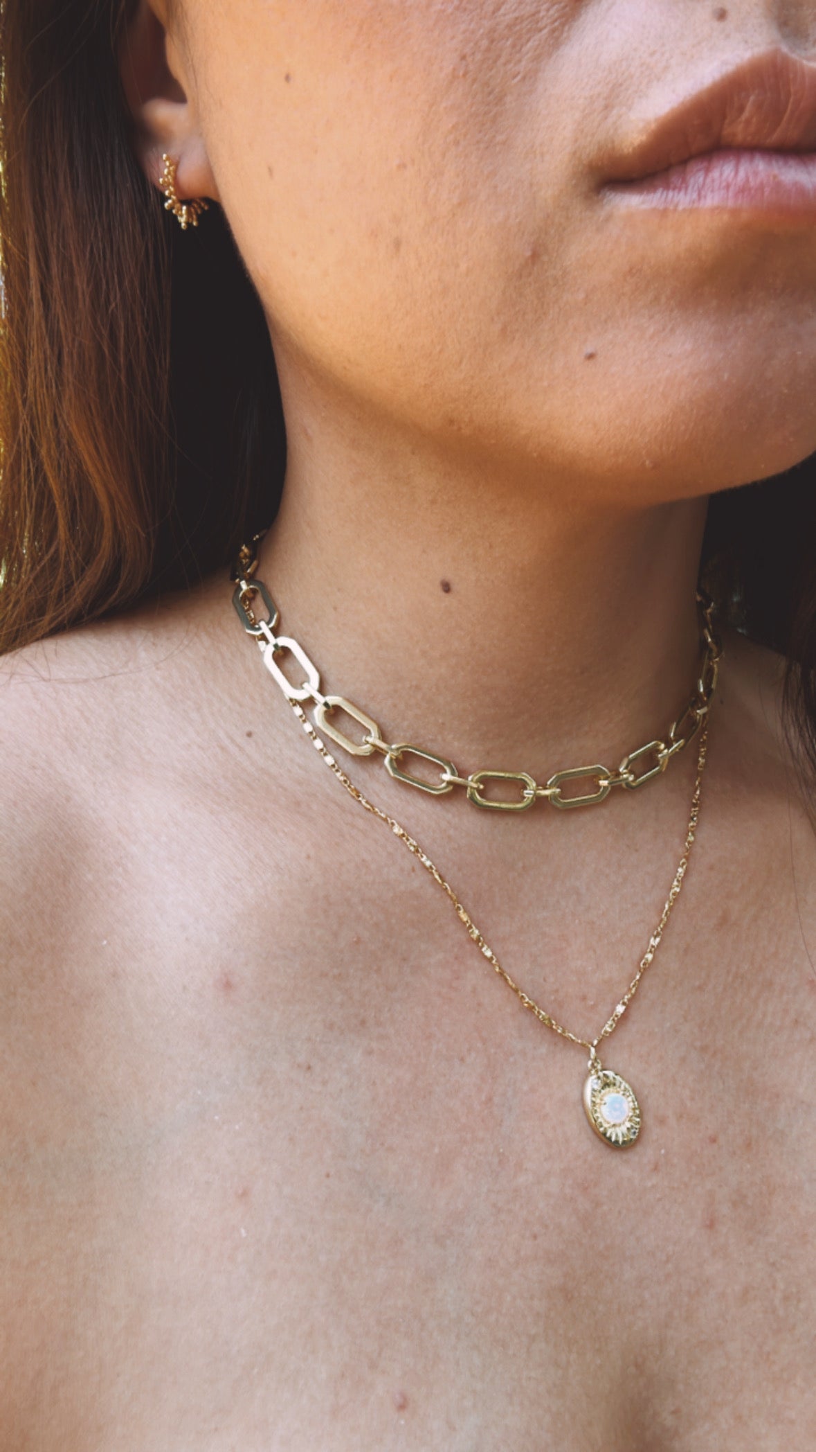 Sun Drenched Layered Necklace